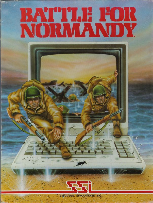 Battle For Normandy box art for Commodore 64